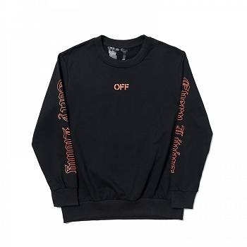 More Vlone Sweatshirt Off-White Black | IE_A9682